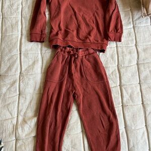 Cozy Kids Set in Rust